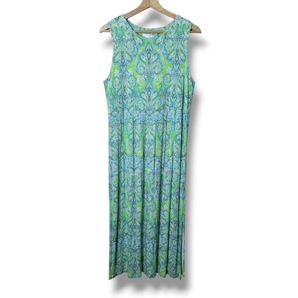 J. Jill Sleeveless Maxi Dress Size M Casual Pullover